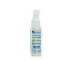 La Saponaria | Spray Higiene Íntima Biológico con Té Verde Orgánico y Prebióticos, pH 5.5, Sin Aclarado, Limpiador Vegano y Delicado, Ideal para Viajes, Higiene Íntima Ecologica Diaria, 50 ml