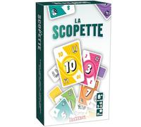 LA SCOPETTE - Juego de Mesa, Juegos de Cartas rápidos y estratégicos, Variante Italiana de la Scopa, Juego táctico de 2 a 6 Jugadores, Fiestas de 15 Minutos diseñado en Francia, Ideal como Idea de
