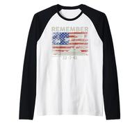 La Segunda Guerra Mundial Recuerde Pearl Harbor Memorial Day 7 de diciembre de 1941 Camiseta Manga Raglan
