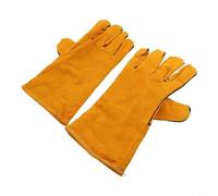 La seguridad de soldadura es lo primero, guantes de trabajo de cuero vacuno resistentes al calor para proteger tus manos de manera eficaz