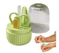 La seguridad del cortaúñas para niños en primer lugar, cortaúñas seguro para niños,Set 4 en 1 para el cuidado de las uñas del bebé - Kit cortaúñas profesional, kit de uñas para niños,