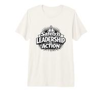 La Seguridad es liderazgo en acción | Idea de Regalo de Seguridad en el Lugar de Trabajo Camiseta Premium