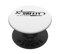 La Seguridad es mi Meta | Regalo de la campaña del Día Mundial de la Seguridad y la Salud PopSockets PopGrip Adhesivo