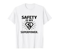 La Seguridad es mi Superpotencia | Regalo para campeones de la Seguridad en el Lugar de Camiseta