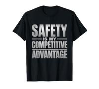 La Seguridad es mi Ventaja competitiva | Regalo de Seguridad en el Lugar de Trabajo Camiseta