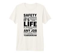 La Seguridad no es Cara, no Tiene Precio, Idea de Regalo para el Lugar de Trabajo Camiseta Premium