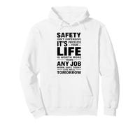 La Seguridad no es Cara, no Tiene Precio, Idea de Regalo para el Lugar de Trabajo Sudadera con Capucha