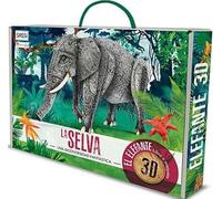 LA SELVA, EL ELEFANTE 3D: La Selva. Una Biodiversidad fantástica - 3D (Animales 3D)