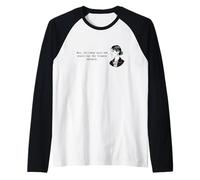 La señora Dalloway Dijo Que compraría Flores Citas Woolf Camiseta Manga Raglan