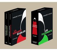 La Servante écarlate ; Les Testaments: Coffret en 2 volumes, avec 1 affiche et 6 cartes postales