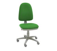 La Silla de Claudia - Silla ergonomica Escritorio Torino con Chasis Gris| Ideal como Silla Escritorio | Altura Ajustable y Giratorio para Escritorio u Oficina | Sin Reposabrazos | Verde