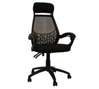 La Silla Española Malaga Silla de Oficina Reclinable, Poliéster, Negro, 30.60x74.20x64.60 cm