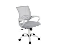 La Silla Española Ribadeo Silla de Estudio Juvenil, Color Blanco y Gris