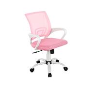 La Silla Española Ribadeo Silla de Estudio Juvenil, Color Blanco y Rosa