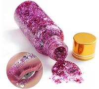 La sirena tiene una masa de brillante cara, el brillante nacarado, el plata nacarado, las vacaciones, el maquillaje, el pelo, las uñas y el visón están polarizados 30 milil