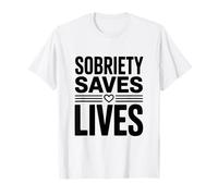 La sobriedad Salva Vidas Cita inspiradora Camiseta
