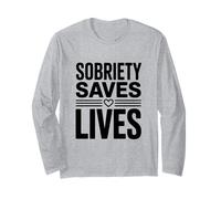 La sobriedad Salva Vidas Cita inspiradora Manga Larga