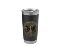 La Sociedad de los Nueve Reinos Mitología Nórdica Yggdrasil Vaso térmico de acero inoxidable de doble pared