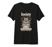 La Sociedad demasiadas Reglas no volverían a unirse Mapache Camiseta Premium