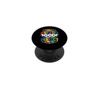 La Sociedad Dice Que Soy Autista Dios Dice PopSockets PopGrip Adhesivo
