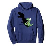 La Sombra de Dino T-Rex Juega a ser un Dinosaurio cómico Sudadera con Capucha