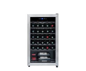 LA SOMMELIERE Vinoteca libre instalación LS34A. Cíclico. Negro. Entre 21 y 49 botellas
