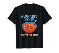 La Sopa del Alfabeto Sabe el Mismo gráfico de Unidad de Diversidad Camiseta