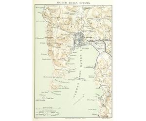 La Spezia Italy Map Journal: Vintage Map Notebook