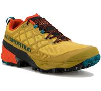La Sportiva - Zapatillas de senderismo Hombre - Akyra II M Bamboo/Everglade - Talla 41 - Amarillo Amarillo 41