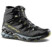 LA SPORTIVA Botas de senderismo Ultra Raptor II Mid Leather Wide GTX para hombre, Black Cedar, 45.5 EU