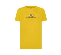 La Sportiva Brand Tee Camiseta Manga Corta Hombre, Amarillo