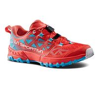 LA SPORTIVA Bushido II JR Hibiscus/Malibu Blue, Zapatillas de Trail Running, 35 EU