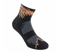 Calcetines de trail la sportiva fast running negro/papaya 35 - 37