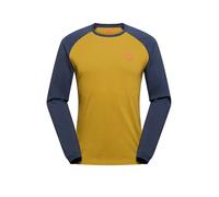 LA SPORTIVA Camiseta de escalada para hombre con logo circular mostaza | XL