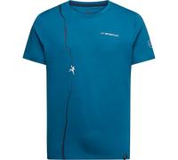 LA SPORTIVA Camiseta para hombre, diseño con texto "Lake-Night Sky", talla XL