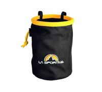 La Sportiva Chalk Bag Sacchetto Portamagnesite, Negro/Amarillo