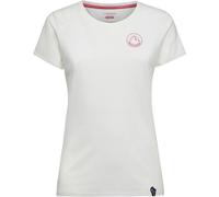La Sportiva - Circle Logo T-Shirt W Chalk para Mujer - Talla S - Blanco Blanco S