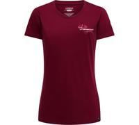 LA SPORTIVA Climb Flower T-shirt W - Mujer - Rojo - talla L- modelo 2026