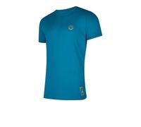 La Sportiva Climbing On The Moon camiseta para hombre | EU S in Turquoise/Yellow