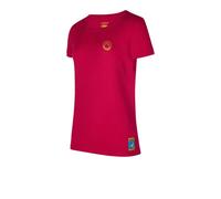 La Sportiva Climbing On The Moon camiseta para Mujer SS26 | EU XS in Fuchsia/Yellow