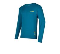 La Sportiva Climbing On The Moon sudadera para hombre | EU S in Turquoise/Yellow