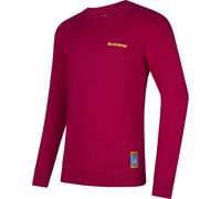 La Sportiva Climbing on the Moon Sweatshirt M sudadera de forro polar hombre - Fucsia/Giallo - L