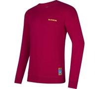 La Sportiva Climbing on the Moon Sweatshirt M sudadera de forro polar hombre - Fucsia/Giallo - S