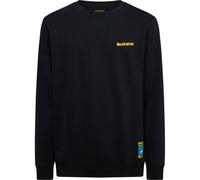 La Sportiva Climbing on the Moon Sweatshirt M sudadera de forro polar hombre - Nero/Giallo - S
