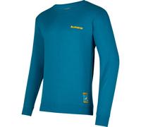 La Sportiva Climbing on the Moon Sweatshirt M sudadera de forro polar hombre - Turchese/Giallo - M