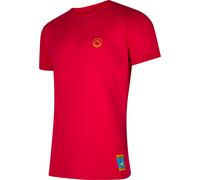 Camiseta de Escalada La Sportiva Climbing On The Moon Hombre Fucsia/Giallo M