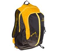 LA SPORTIVA Elite Trek Backpack Bolso de Viaje, Adultos Unisex, Black/Yellow (Multicolor), Talla Única