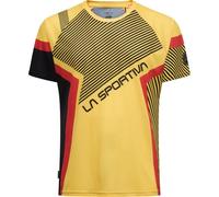 LA SPORTIVA Flow T-shirt M - Hombre - Amarillo / Negro / Rojo - talla L- modelo 2026