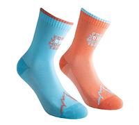 La Sportiva For Your Mountain Socks Hibiscus/Malibu Blue