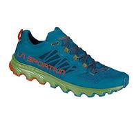 LA SPORTIVA Helios III, Zapatillas de Mountain Running Hombre, Space Blue/Kale, 42.5 EU